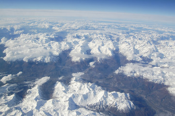 Alps Aerial View