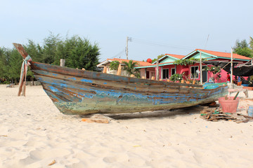Old Thai fishing boat.