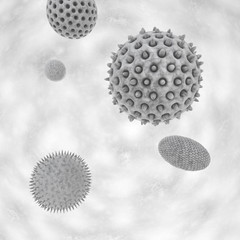 Pollen - 3d Render