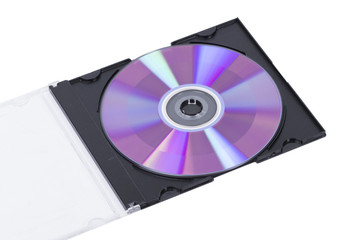 CD on the white background