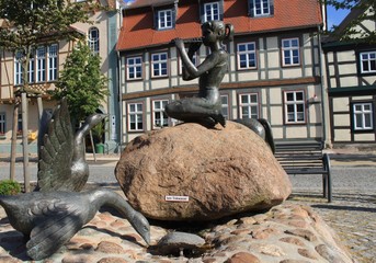 Marktbrunnen in Arneburg an der Elbe