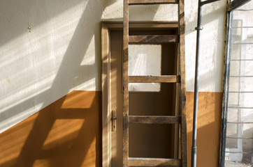 Small ladder and door