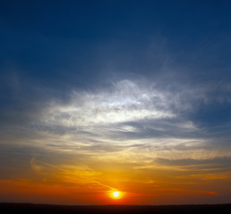 Fototapeta na wymiar Sunset.