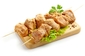 marinated pork kebab