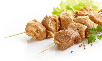 marinated pork kebab
