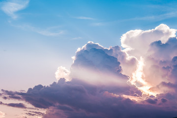 Beautiful rain cloud