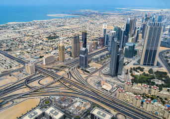 Naklejka na ściany i meble Downtown of Dubai