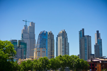 Beuatiful view of Buenos Aires capital of Argentina