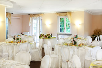 wedding reception table