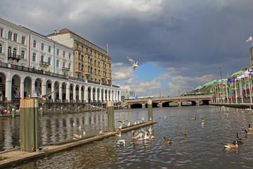 Obraz premium hamburg deutschland