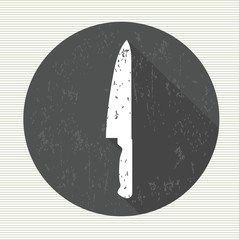 Knife sign, vector