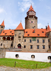 Fototapeta na wymiar Castle Bouzov, Moravia, Czech Republic, Europe