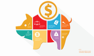 Finance Infographics design,vector