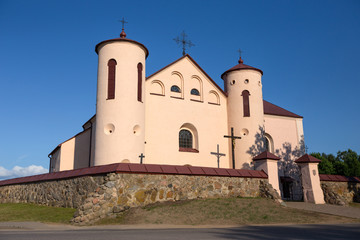 Old catholic church in Belarus (Kamai)
