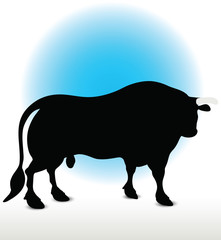 Bull Silhouette
