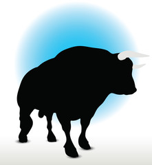 Bull Silhouette