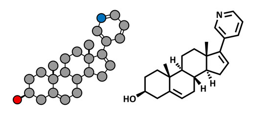 Abiraterone prostate cancer drug, chemical structure