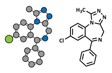 Alprazolam sedative and hypnotic drug (benzodiazepine class)