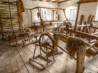 alte Spinnerei Werkstatt in HDR