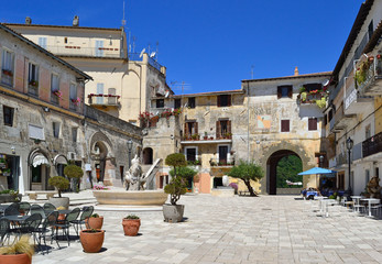 Centro storico di San Felice Circeo - Piazza Vittorio Veneto