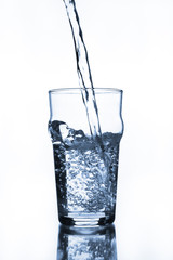 wine glass with water