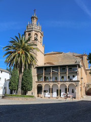 Obraz premium Eglise Sainte Marie Majeure Ronda