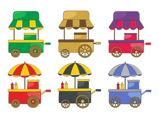 food and drink cartoon theme