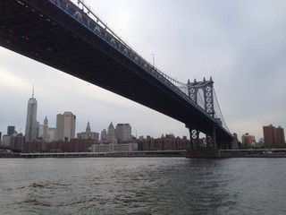 Naklejka na ściany i meble manhattan bridge New York City