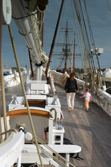 Obraz premium sur un grand voilier