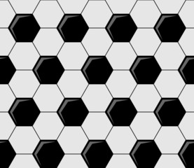 Background pattern of soccer ball pentagons