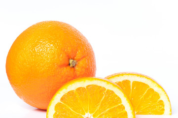 Juicy orange Isolated