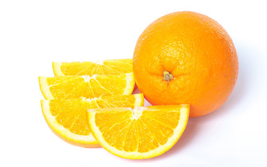 Juicy orange Isolated
