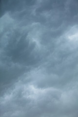 Obraz premium Dramatic cloudscape. Stormy clouds on the sky.