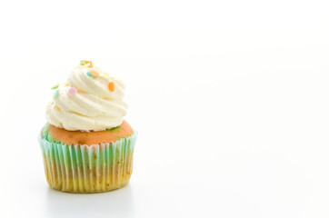 Cupcakes isolated on white background