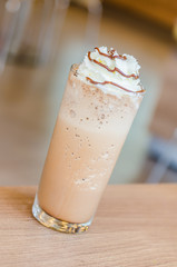 Mocha coffee frappe