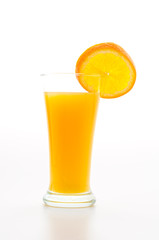 Orange juice glass