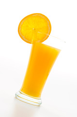 Orange juice glass