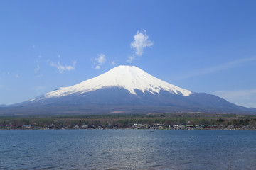 Mt.Fuji at Lake Yamanaka, Japan