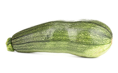 Fresh zucchini isolated on white