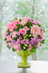 Bouquet in vase