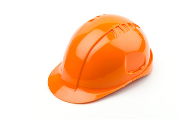 Isolated safety helmet hat