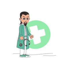 doctor cartoon character