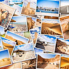 Tunisia Collage. Parts of the country.