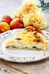 Peach tart