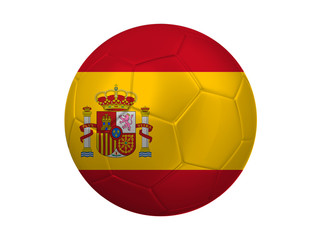 Fototapeta premium Spain Football Flag
