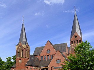 Fototapeta na wymiar St. Antoniuskirche in KEVELAER am Niederrhein