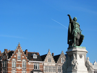 Fototapeta premium Belgique / Gand - Statue de Jacob van Artevelde