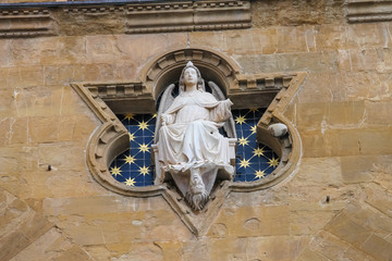 Statue of Justice at Loggia dei Lanzi, Florence, Italy