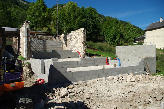 construction de maison - r&eacute;novation de grange