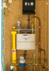 Gas, water and electic meter